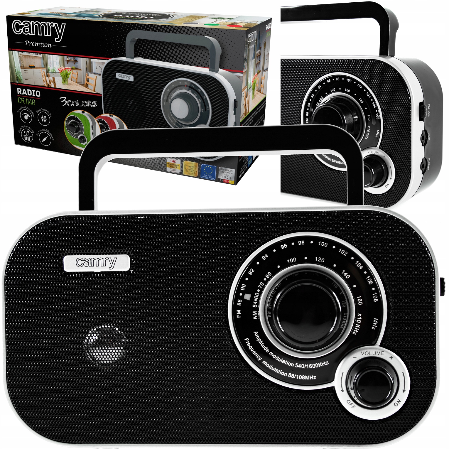 Sieťové rádio Camry FM + záručný list produktu